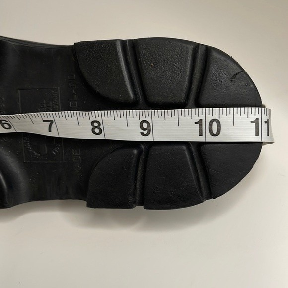 Vintage Dr. Martens Green Loafers Size 9.5 Chunky Slip On Made in England - Picture 11 of 12